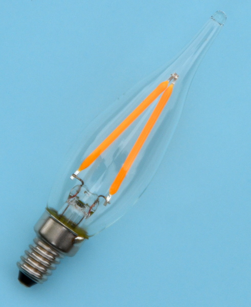 (image for) Miniature LED E10 Candle Bulb -Dimmable MES- GS1