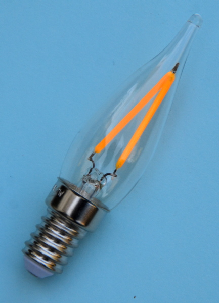 (image for) Miniature LED E14 Candle Bulb - SES-GS1- Dimmable