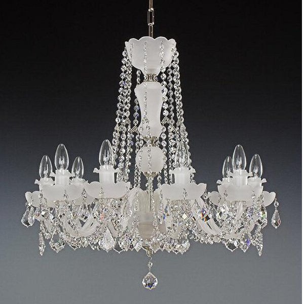 (image for) Frosted Glass Chandeliers