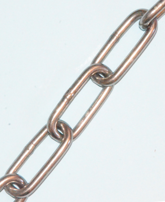 (image for) Large Stainless Steel Welded Chain- Gold and Bronze Options
